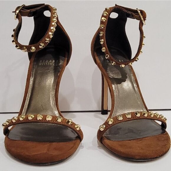 Stuart Weitzman brown suede nudist sz 6 - Picture 5 of 9